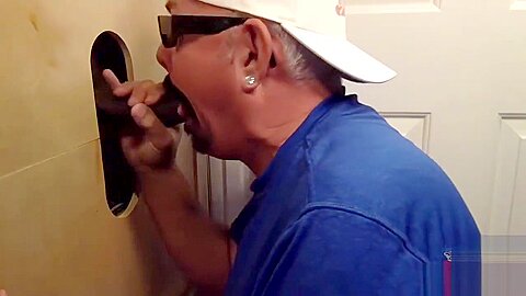 Long Black Gloryhole Cock