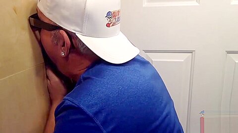 Long Black Gloryhole Cock