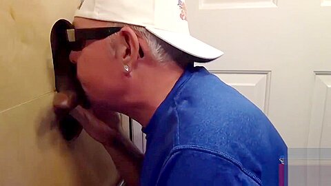 Long Black Gloryhole Cock
