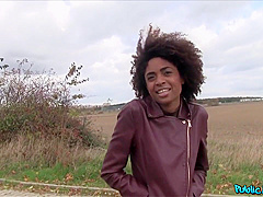 Luna Corazon In Ebony With Hot Body Fucked In A Car