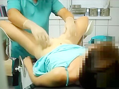 Lustful doctor fucks a girl on the table