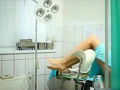 Lustful doctor fucks a girl on the table