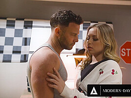 MODERN-DAY SINS - Glamorous Anna Claire Clouds Gets Dirty With Unpleasant Mechanic Seth Gamble