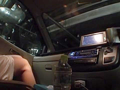 Mai Yuzuki Asian model gives a blowjob in the car