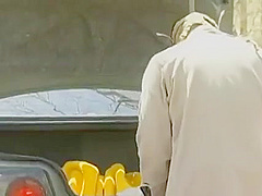 Man rapped Japanese teen 18+ on the truck of his car