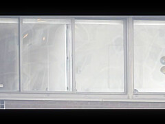 Manhattan Changing in Window