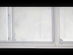 Manhattan Changing in Window