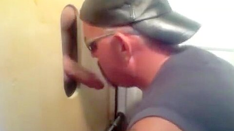 Married Leather Step daddy At The Gloryhole