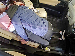 Married Woman Comes To Training With Husband Plays With Remote Toys And Has Nakadashi Car Sex