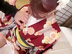 Married Woman Strips Off Her Kimono And Embraces Him  2
