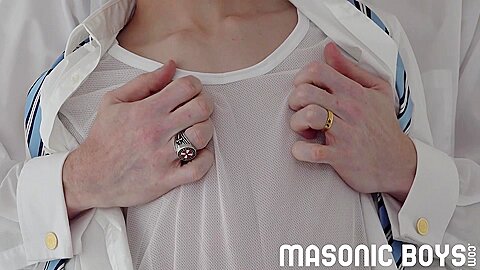 MasonicBoys - Holy DILF pounds Mormon Boy with his huge dick!