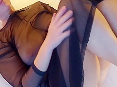 Mature Blonde Wife Selena Enjoys Sex In Peignoir