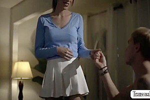 Melanie Brooks In My Ts Stepmom Lets Me Bareback Fuck Her Ass 10 Min