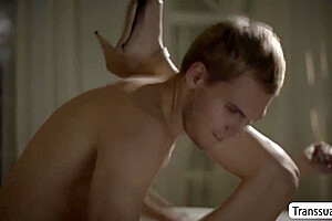 Melanie Brooks In Trans Milf Comforts Stepson By