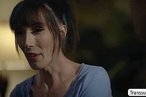 Melanie Brooks In Trans Milf Comforts Stepson By