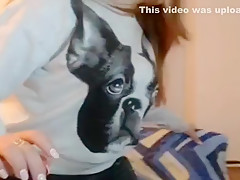 Mellow female having an amateur fun times