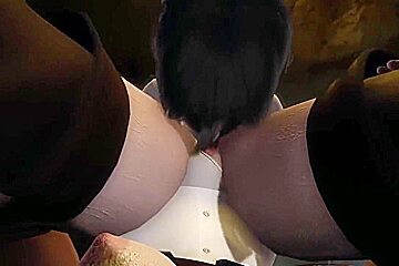 Mikasa Has Annie Is Underground And Immobilizes Her (lesbian Scene) [full Video] 11 Min