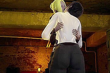 Mikasa Has Annie Is Underground And Immobilizes Her (lesbian Scene) [full Video] 11 Min