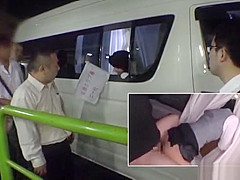 Miku Abeno enjoys a throbbing car sex action