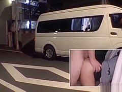 Miku Abeno enjoys a throbbing car sex action