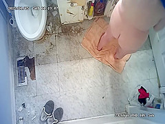Milf mature wife barhroom nude shower cam