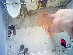 Milf mature wife barhroom nude shower cam