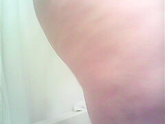 Milf wife bathroom shaved pussy ass upclose