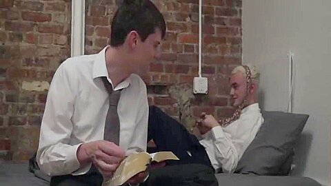 MissionaryBoyz - Elder boys fucking raw in showers