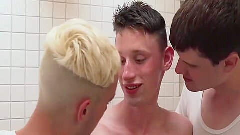 MissionaryBoyz - Elder boys fucking raw in showers