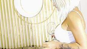 Monika Fox In Business Woman Relaxes After Work With Big Dildos