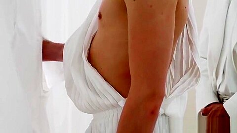 Mormom initiate cums while barebacked after glory hole BJ