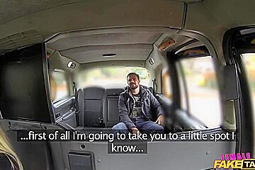Muscled Marine Gives Busty Taxi Driver A Good Fuck