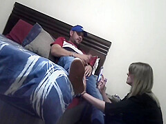 My Caught Me Masterbating And Made Me Finish So She Can Show Her Friends