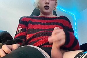 My Cute Femboy Cock Couldnt Hold It In Any More