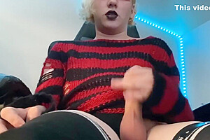 My Cute Femboy Cock Couldnt Hold It In Any More