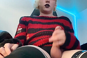 My Cute Femboy Cock Couldnt Hold It In Any More