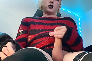 My Cute Femboy Cock Couldnt Hold It In Any More