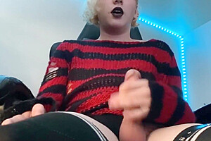 My Cute Femboy Cock Couldnt Hold It In Any More