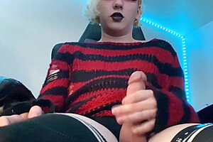 My Cute Femboy Cock Couldnt Hold It In Any More
