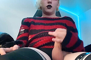 My Cute Femboy Cock Couldnt Hold It In Any More
