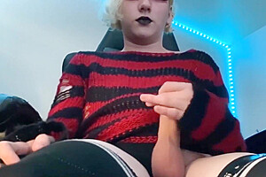 My Cute Femboy Cock Couldnt Hold It In Any More