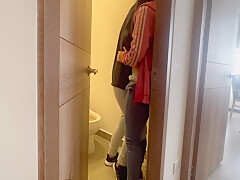 My Friend Leaves Me Alone In The House Of His Hot House And Hard Fuck In The Bathroom