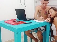 My Step sister-in-law Wont Let Me Work In Peace She Just Asks Me To Fuck Her