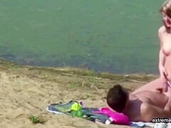 My Stepdaughter Caught With Her Bf On The Beach