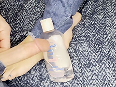 My Bruno Works Hard For This Massive Baby Oiled Cumshot !!!!