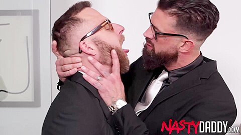 NASTYDADDY Suited Alpha Wolfe Breeds Joel Someone In Office