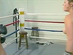 Naked boxing in slo-mo