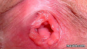 Nasty Czech Kitten Opens Up Her Spread Pussy To The Str