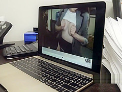Nasty secretary fuck her perv it guy after work