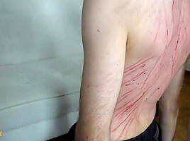 Natural Nails Scratching Back Very Hard